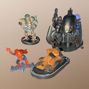 Rackman Replacement Peices AT-43 Therian Wrath Golgoth Goblin Crimson Hawk B21